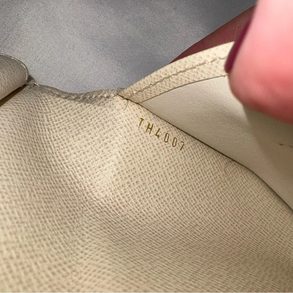 LOUIS VUITTON *rare* Mini Lin Croisette Portefeuille Viennois Pink/Rouge Wallet - Picture 11 of 15